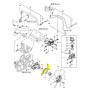 Yanmar SV100-1 Keilriemen Wasserpumpe 4TNV98T-ZSVB1